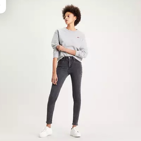 Levi's Denim - Levi’s high rise skinny black wash denim jeans